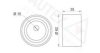 AUTEX 641404 Tensioner Pulley, timing belt